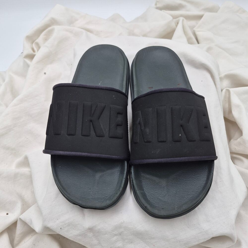 Nike offcourt slip-on clog slides sandals Black Womens size 8
